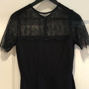 Necessary Objects Black Lace Dress Size X Small